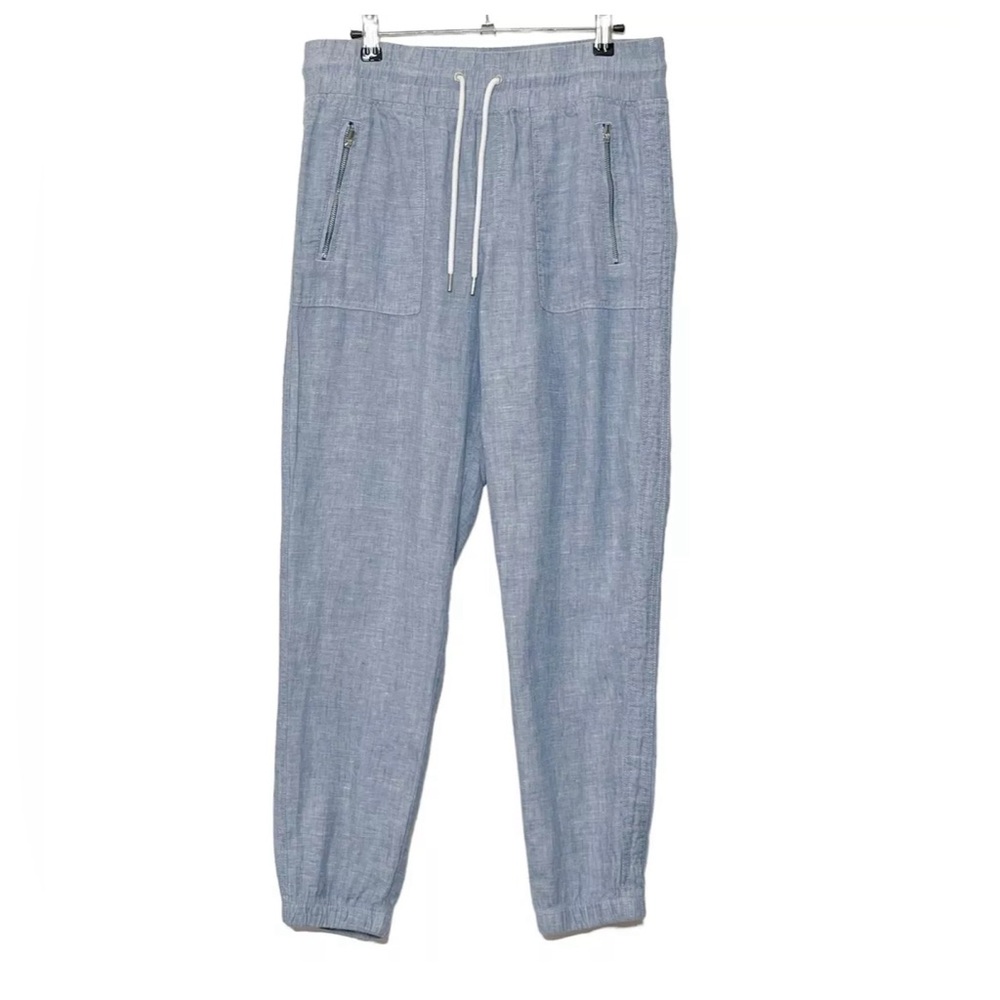 Athleta Cabo Linen Jogger Pants 8P 100% Linen